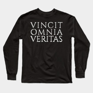 VINCIT OMNIA VERITAS - 3D Dark Long Sleeve T-Shirt